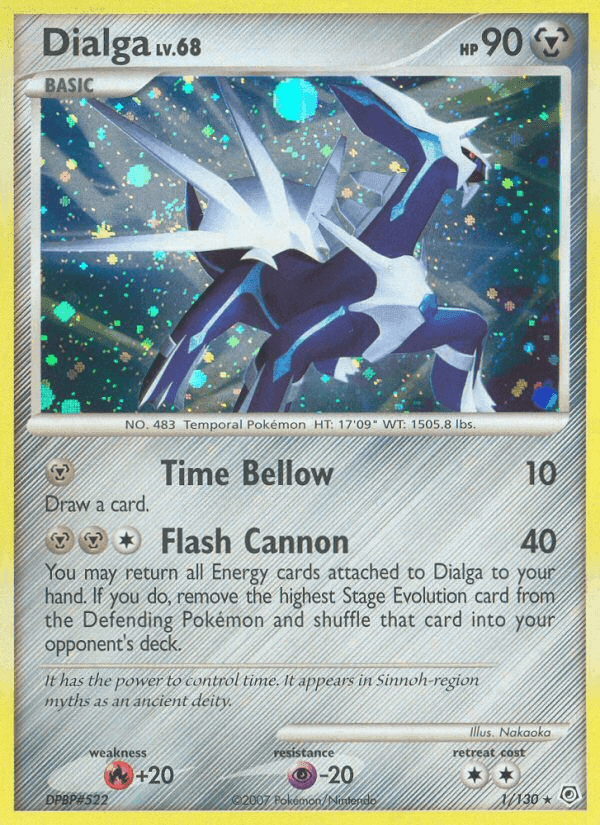 Dialga, card 1 from Diamond & Pearl