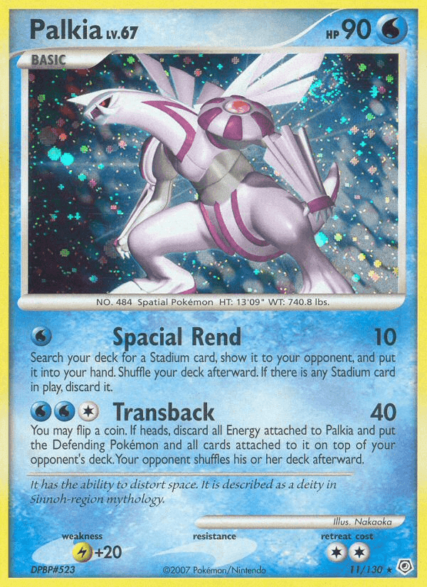 Palkia, carte 11 de Diamant & Perle
