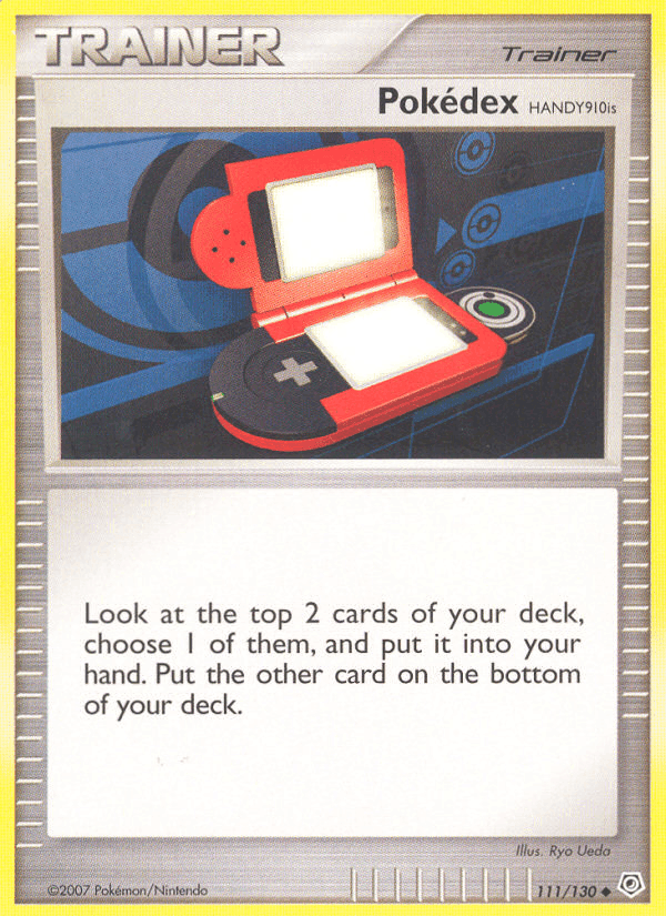 Pokédex HANDY910is, card 111 from Diamond & Pearl