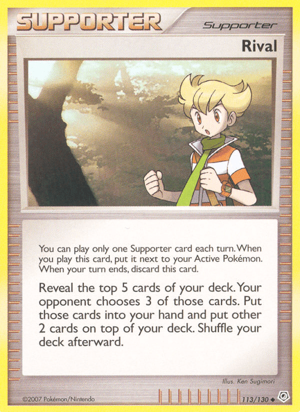 Rival, card 113 from Diamond & Pearl