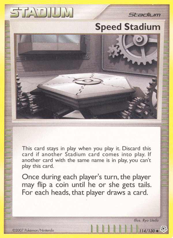 Speed Stadium, card 114 from Diamond & Pearl