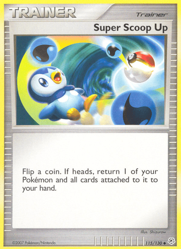 Super Scoop Up, card 115 from Diamond & Pearl