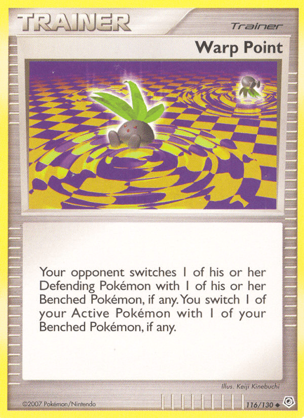 Warp Point, card 116 from Diamond & Pearl