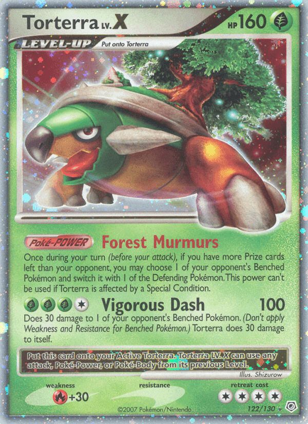 Torterra, carte 122 de Diamant & Perle