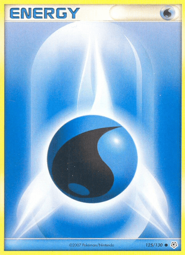Water Energy, card 125 from Diamond & Pearl
