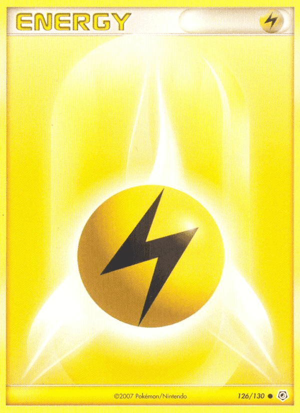 Lightning Energy, card 126 from Diamond & Pearl