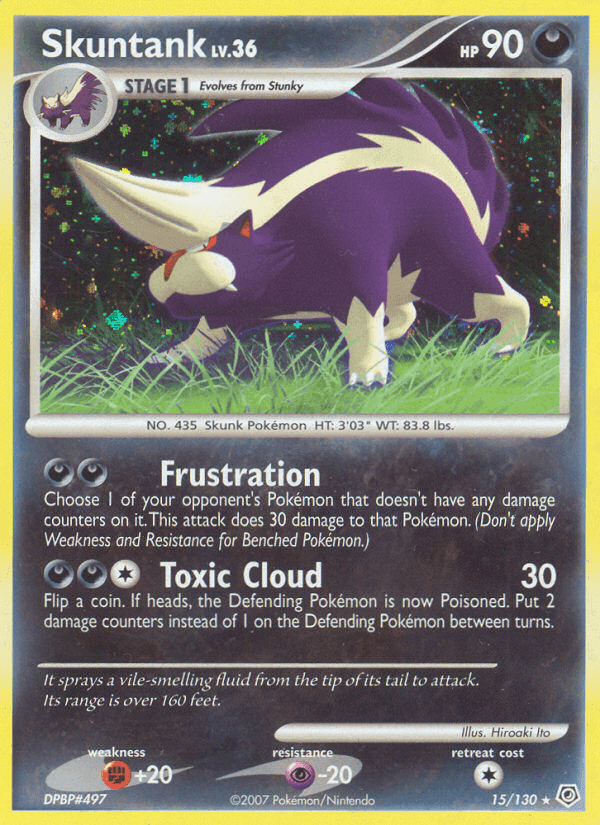 Skuntank, carta 15 di Diamante & Perla