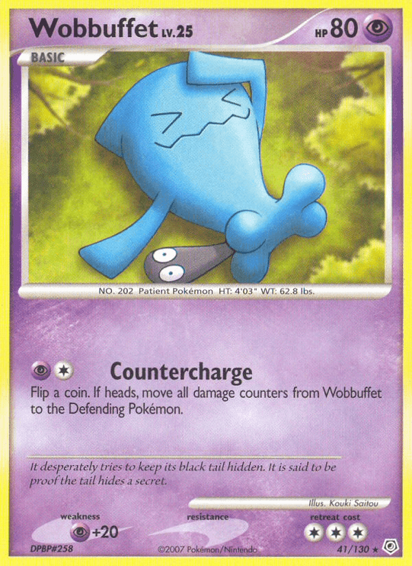 Wobbuffet, carta 41 de Diamante & Perla