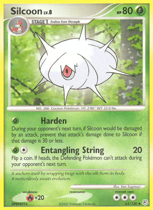 Silcoon, card 63 from Diamond & Pearl