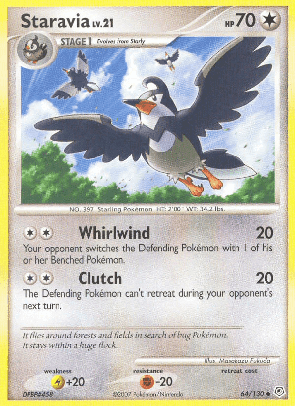 Staravia, card 64 from Diamond & Pearl