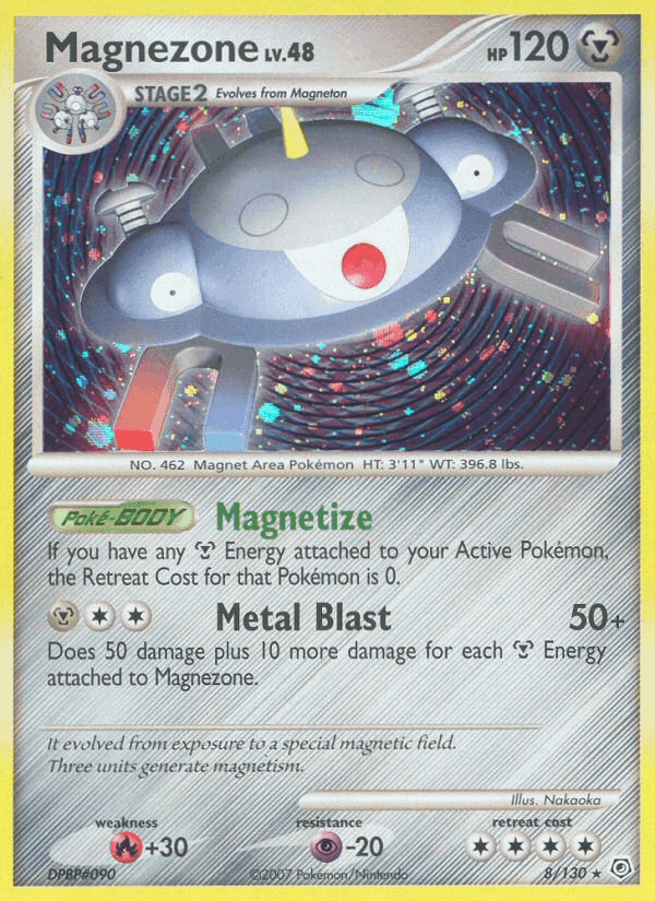 Magnézone, carte 8 de Diamant & Perle
