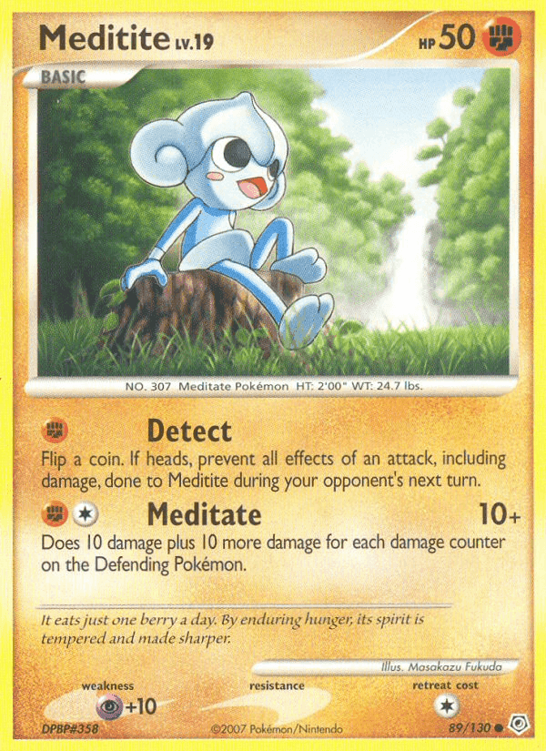 Meditite, card 89 from Diamond & Pearl