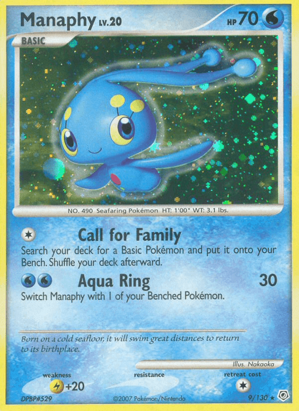 Manaphy, carta 9 di Diamante & Perla