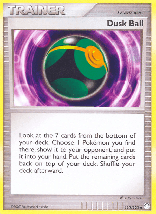 Dusk Ball, card 110 from Mysterious Treasures