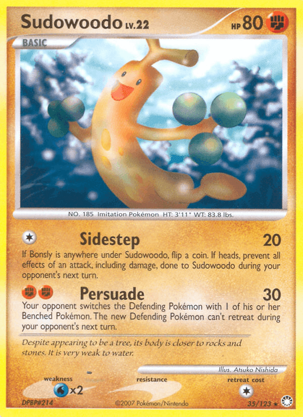 Sudowoodo, carta 35 di Tesori Misteriosi