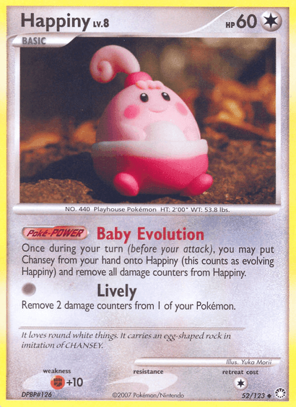 Happiny, carta 52 di Tesori Misteriosi