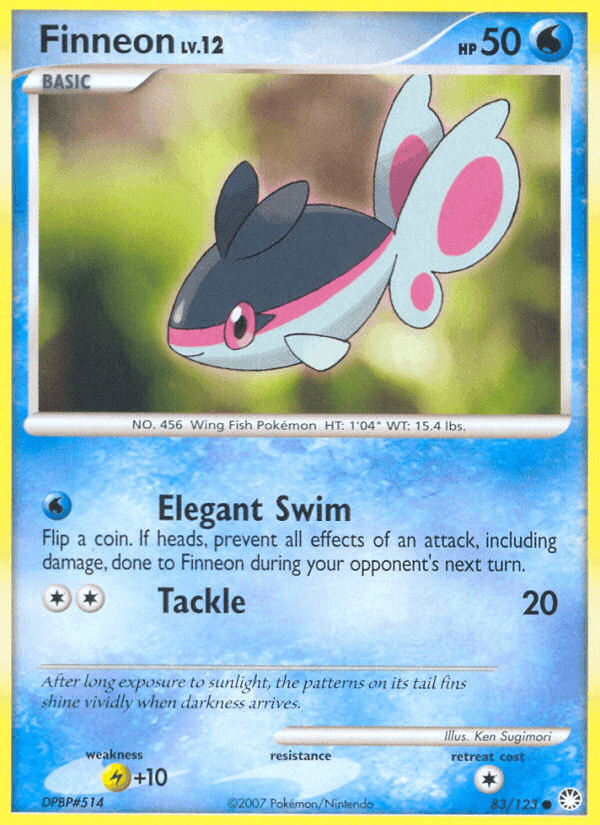 Finneon, card 83 from Mysterious Treasures