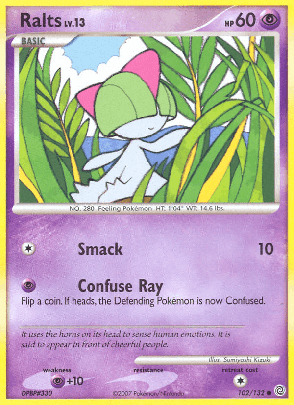 Ralts, card 102 from Secret Wonders