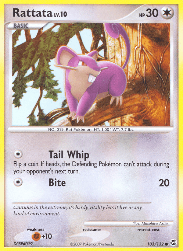 Rattata, card 103 from Secret Wonders