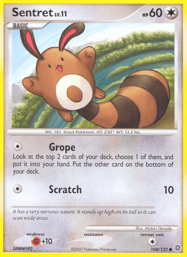 Sentret, card 104 from Secret Wonders