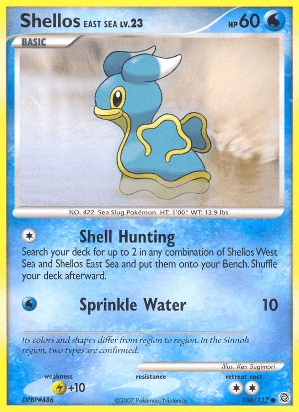 Shellos East Sea, card 106 from Secret Wonders