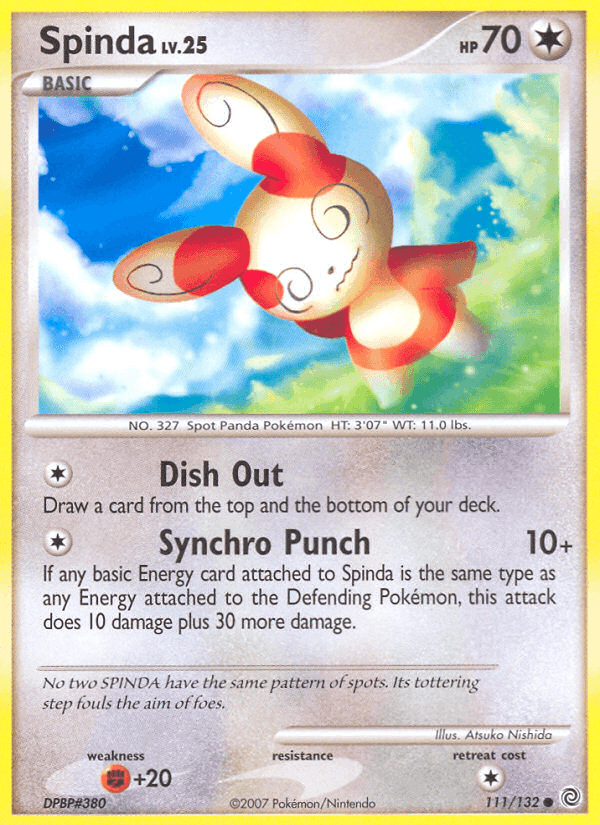 Spinda, card 111 from Secret Wonders