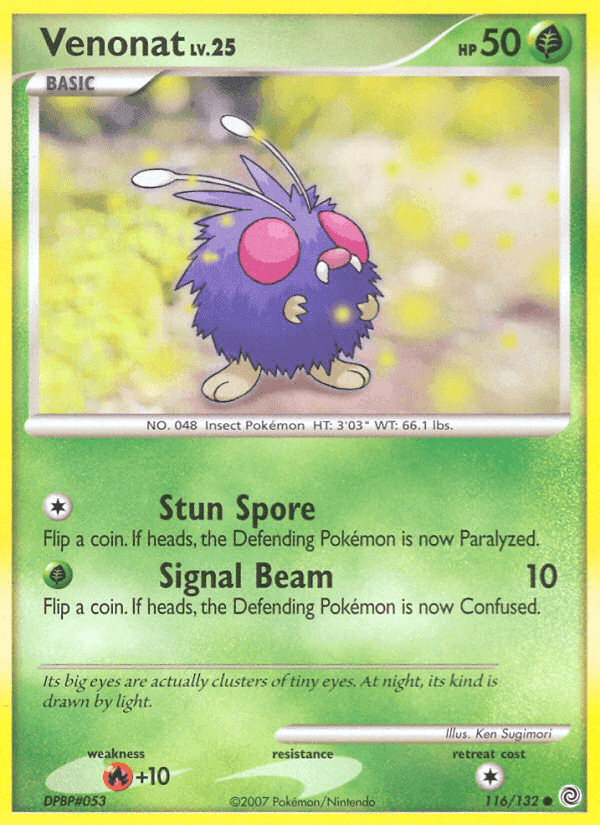Venonat, card 116 from Secret Wonders