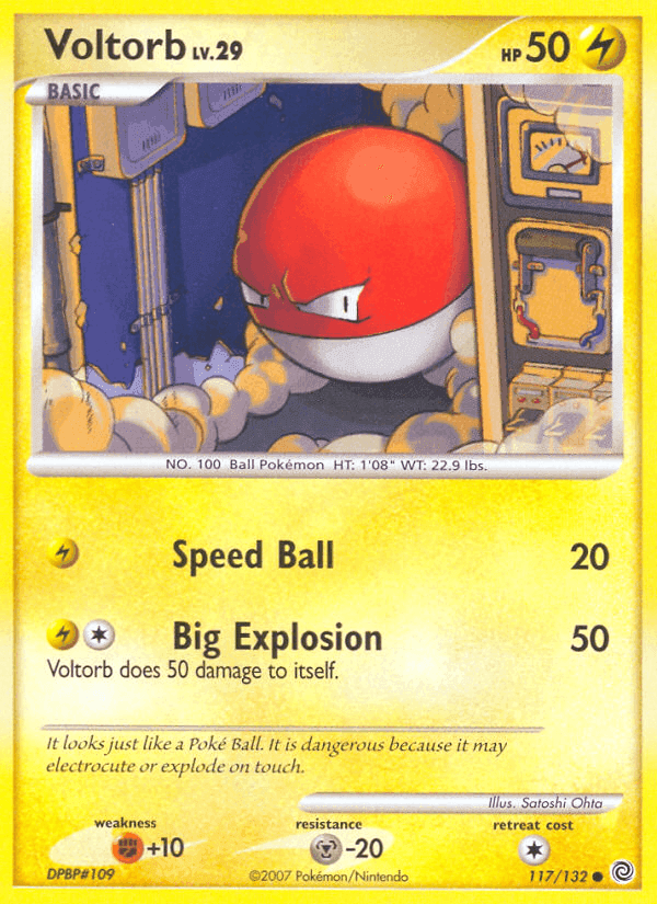 Voltorb, carte 117 de Secret Wonders