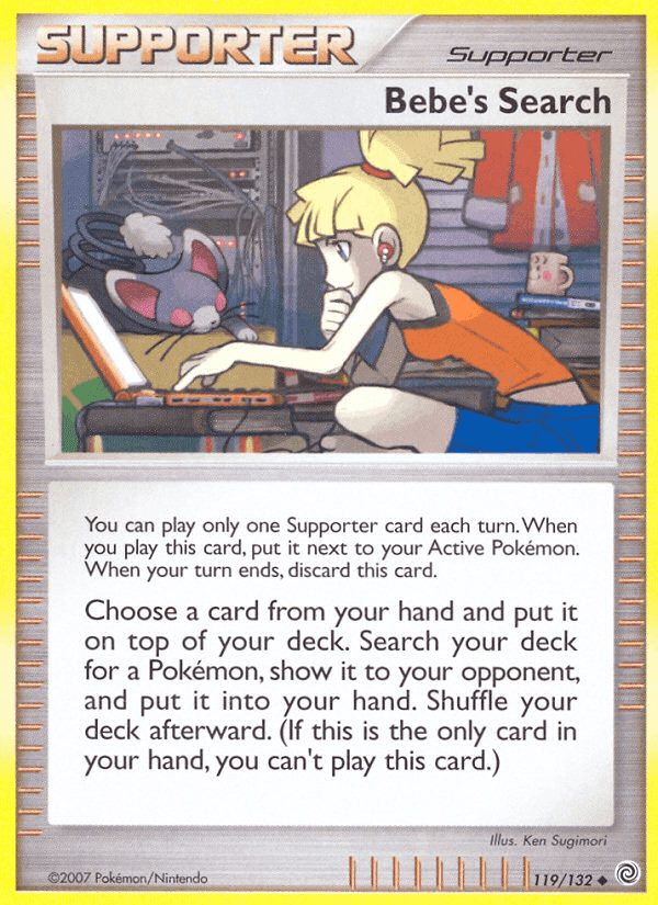 Bebe's Search, card 119 from Secret Wonders