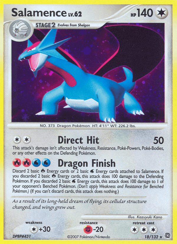Salamence, carta 18 di Prodigi Segreti