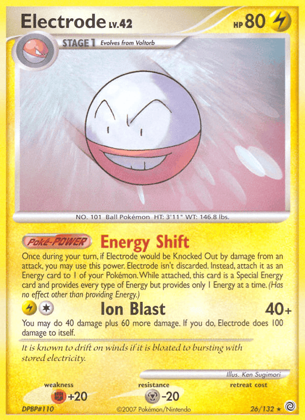 Electrode, carta 26 di Prodigi Segreti
