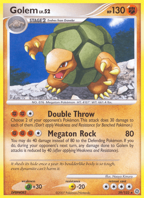 Golem, carta 29 de Maravillas Secretas