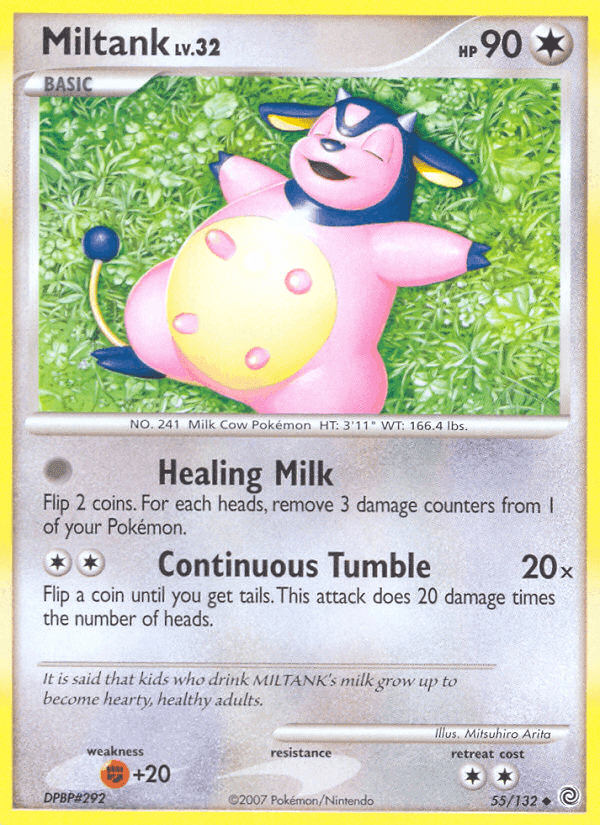 Miltank, carta 55 di Prodigi Segreti