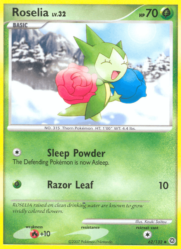 Roselia, card 62 from Secret Wonders
