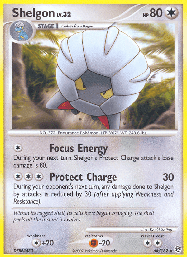 Shelgon, card 64 from Secret Wonders