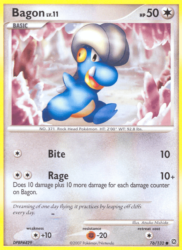 Bagon, card 76 from Secret Wonders