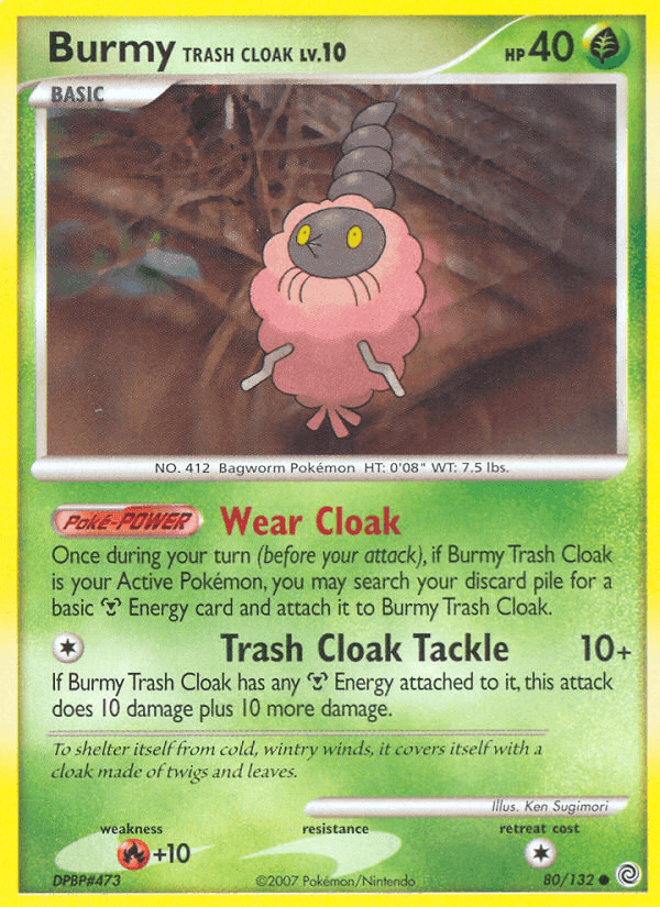 Burmy Trash Cloak, card 80 from Secret Wonders
