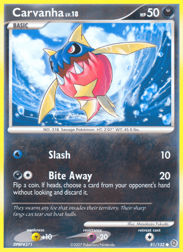 Carvanha, card 81 from Secret Wonders