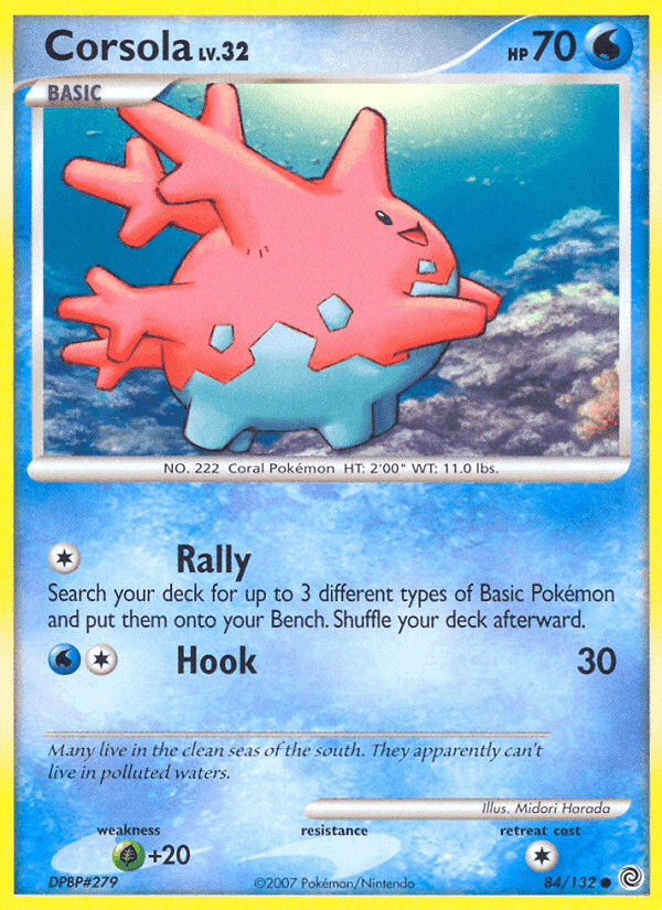 Corsola, card 84 from Secret Wonders