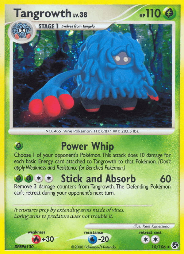 Tangrowth, carta 10 di Incontri Leggendari