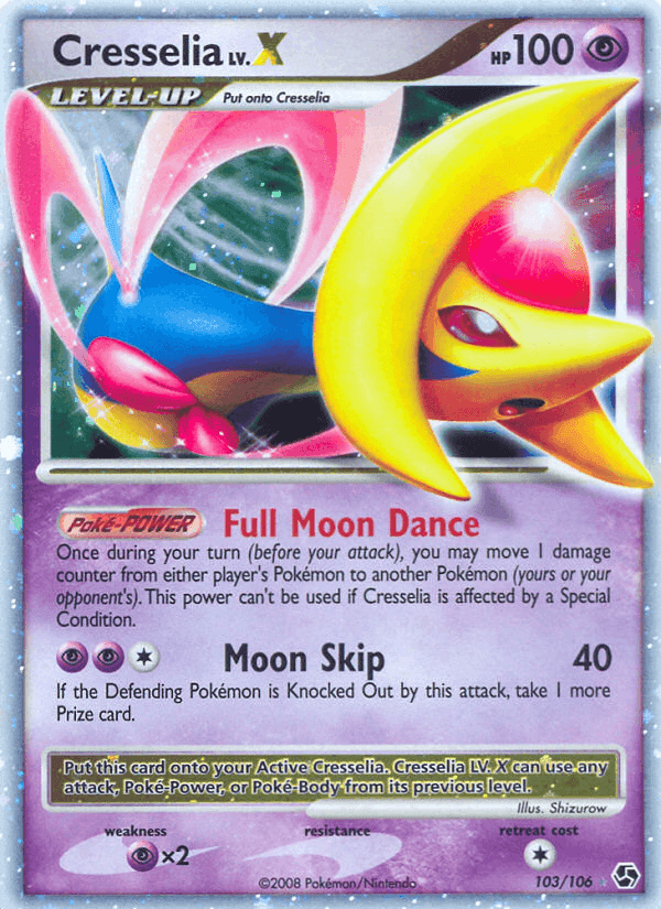 Cresselia, carte 103 de Duels au Sommets