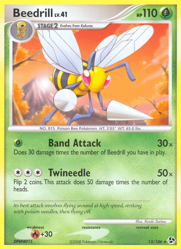 Beedrill, carta 13 di Incontri Leggendari
