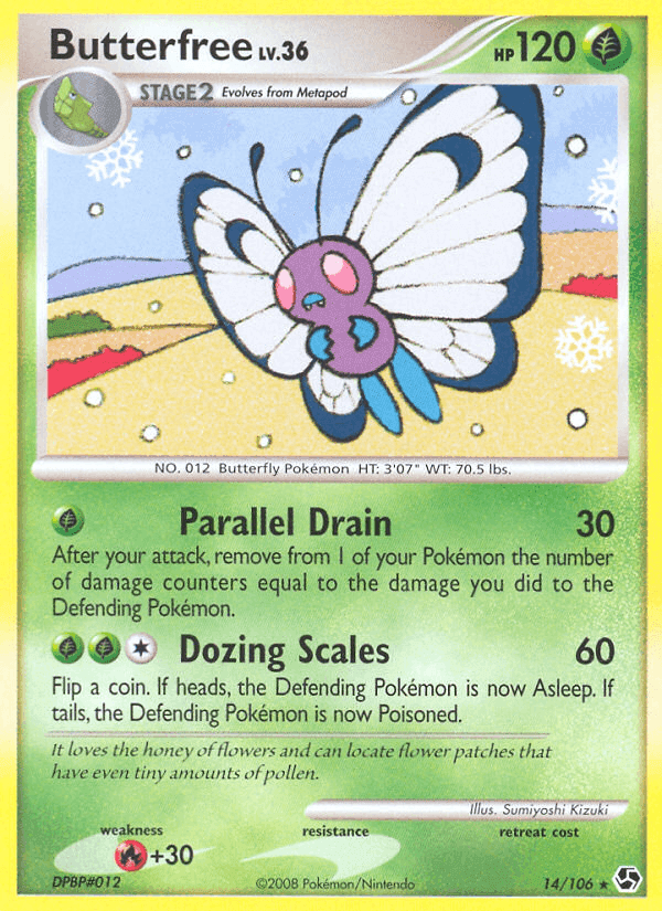 Butterfree, carta 14 di Incontri Leggendari