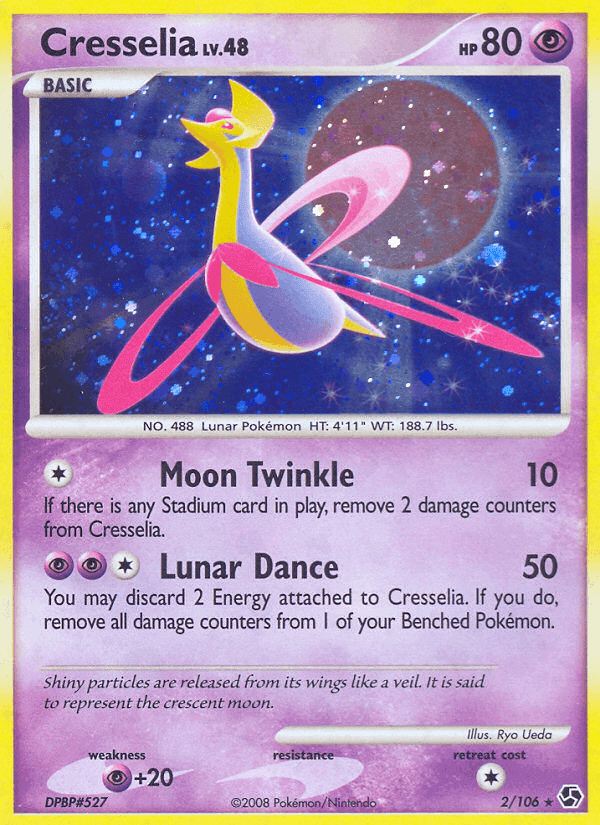 Cresselia, carta 2 de Grandes Encuentros