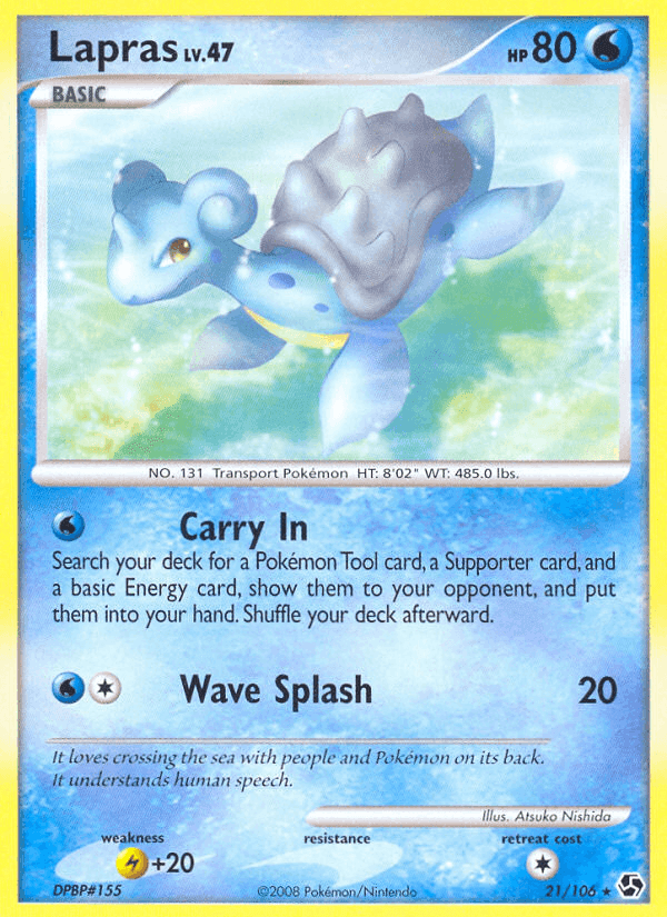 Lapras, carta 21 di Incontri Leggendari