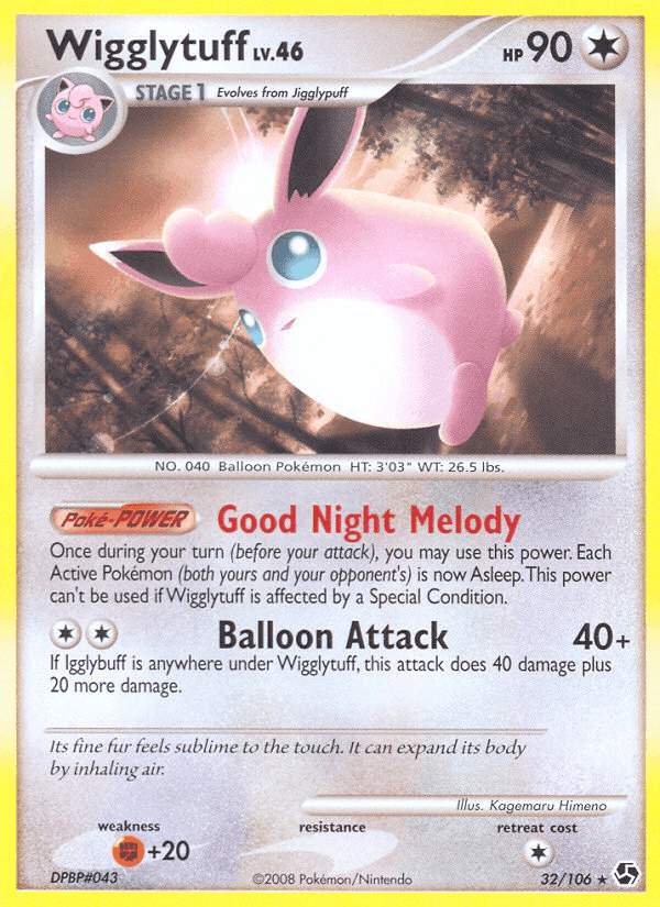 Wigglytuff, carta 32 de Grandes Encuentros