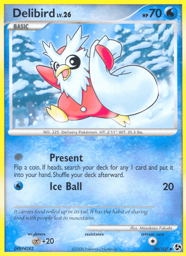 Delibird, carta 36 de Grandes Encuentros