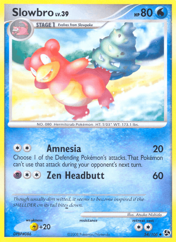 Slowbro, carta 54 di Incontri Leggendari