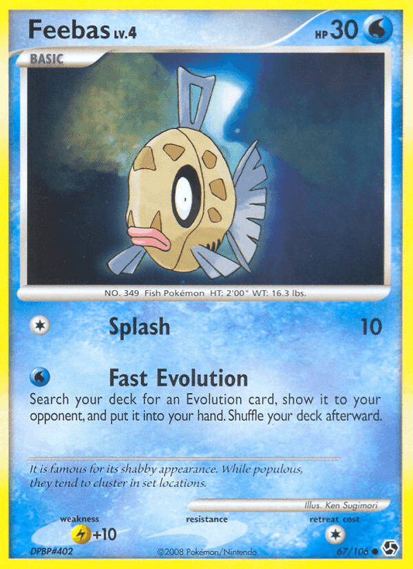 Feebas, card 67 from Great Encounters