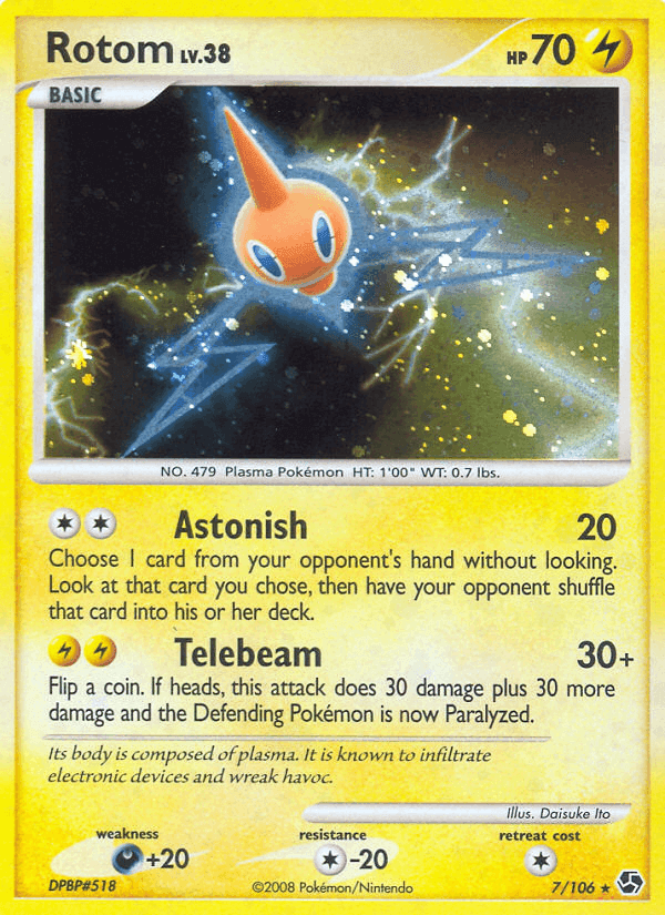 Rotom, carta 7 di Incontri Leggendari